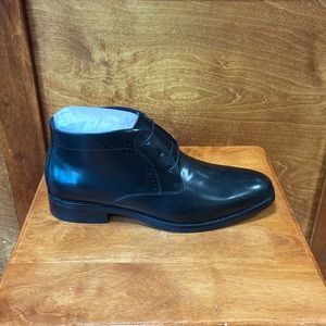 Johnston and Murphy Black Austin Chukka. Brand new with box.